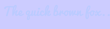 Image with Font Color BACBFF and Background Color CCCCFF